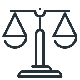 icon law scales right balance balance sheet